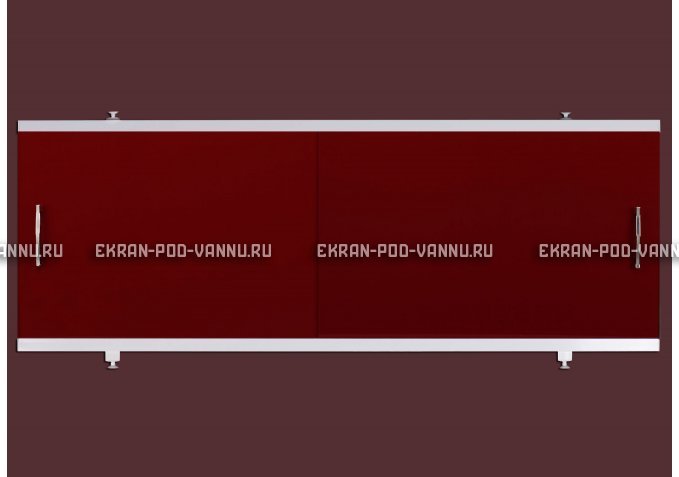 Экран EUROPLEX Универсал бордо под трубы – купить по цене 6250 руб. в интернет-магазине в городе Иваново картинка 1