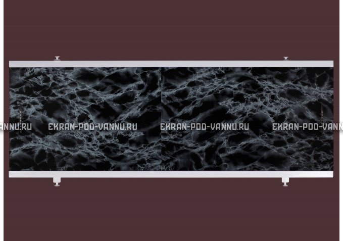 Экран EUROPLEX Универсал черный мрамор – купить по цене 6250 руб. в интернет-магазине в городе Иваново картинка 1