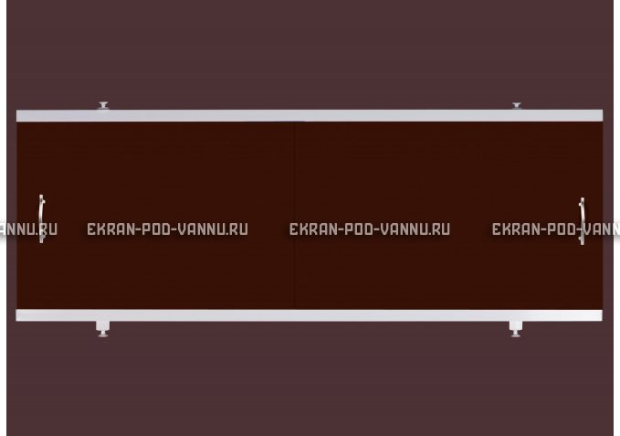 Экран EUROPLEX Универсал шоколад под трубы – купить по цене 6250 руб. в интернет-магазине в городе Иваново картинка 1
