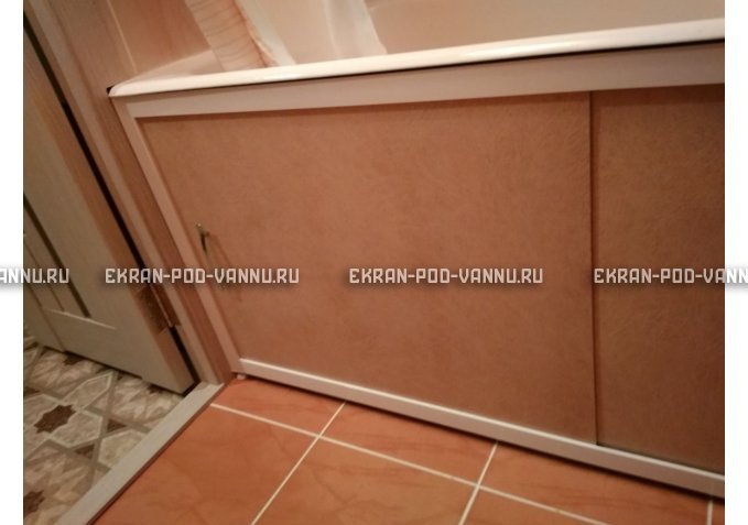 Раздвижной экран EUROPLEX Комфорт бежевый – купить по цене 6750 руб. в интернет-магазине в городе Иваново картинка 2