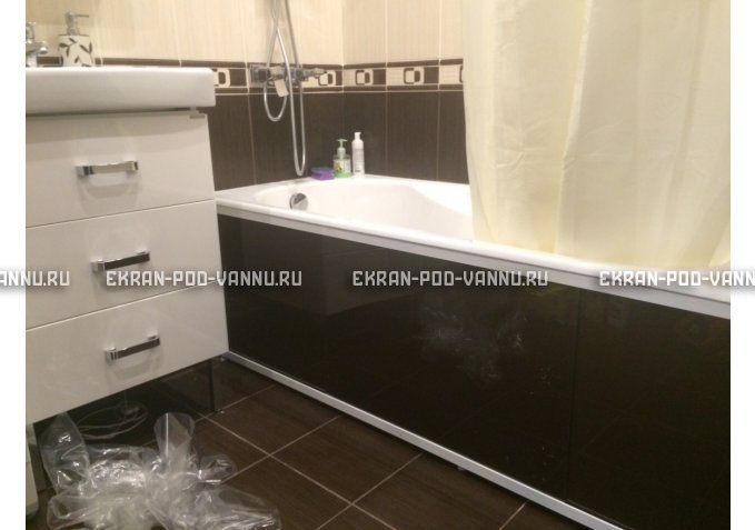 Раздвижной экран EUROPLEX Комфорт шоколад – купить по цене 6750 руб. в интернет-магазине в городе Иваново картинка 3