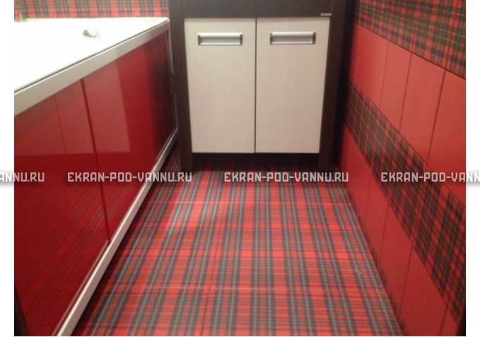 Экран раздвижной EUROPLEX Комфорт красный – купить по цене 6250 руб. в интернет-магазине в городе Иваново картинка 3