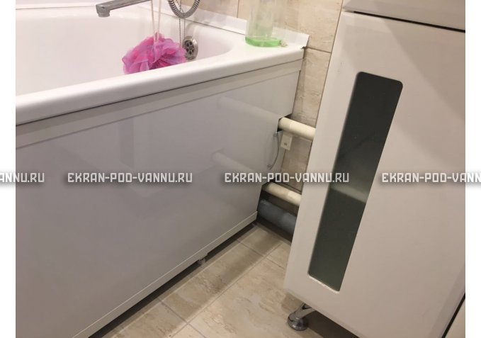 Экран под трубы EUROPLEX Универсал белый высокий – купить по цене 6550 руб. в интернет-магазине в городе Иваново картинка 1