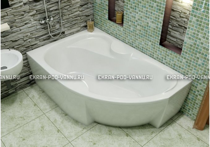 Акриловая ванна Vayer Azalia 170x105 – купить по цене 28800 руб. в интернет-магазине в городе Иваново картинка 1