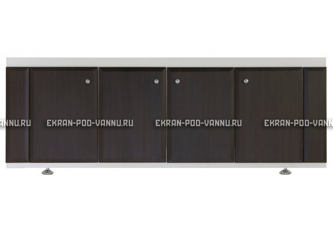 Экран распашной МДФ 180 - Венге – купить по цене 4250 руб. в интернет-магазине в городе Иваново картинка 2