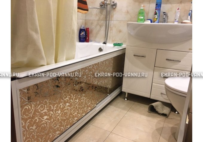 Раздвижной экран EUROPLEX Роликс Золото – купить по цене 12500 руб. в интернет-магазине в городе Иваново картинка 1