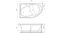 Акриловая ванна Relisan Sofi 170x105 – купить по цене 23480 руб. в интернет-магазине в городе Иваново картинка 17