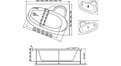 Акриловая ванна Relisan Ariadna 140x100 – купить по цене 24860 руб. в интернет-магазине в городе Иваново картинка 13