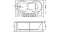 Акриловая ванна Relisan Lada 120x70 – купить по цене 10590 руб. в интернет-магазине в городе Иваново картинка 13