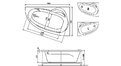 Акриловая ванна Relisan Zoya 150x95 – купить по цене 19230 руб. в интернет-магазине в городе Иваново картинка 13