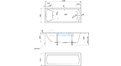 Акриловая ванна 1MarKa Modern 120x70 – купить по цене 7600 руб. в интернет-магазине в городе Иваново картинка 17