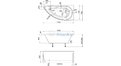 Акриловая ванна 1MarKa Piccolo 150х75 – купить по цене 11310 руб. в интернет-магазине в городе Иваново картинка 25