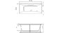 Акриловая ванна Vayer Casoli 180x80 – купить по цене 23580 руб. в интернет-магазине в городе Иваново картинка 10